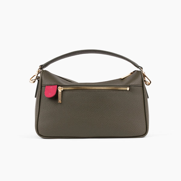 Grace Top Handle Shoulder Signet Deep Olive