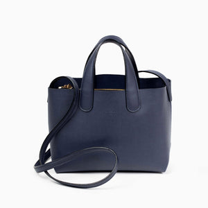 Cacta Small Tote - Navy / Red