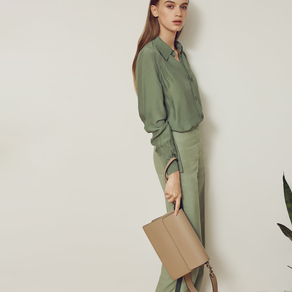 Hamilton Shoulder Bag - French Beige