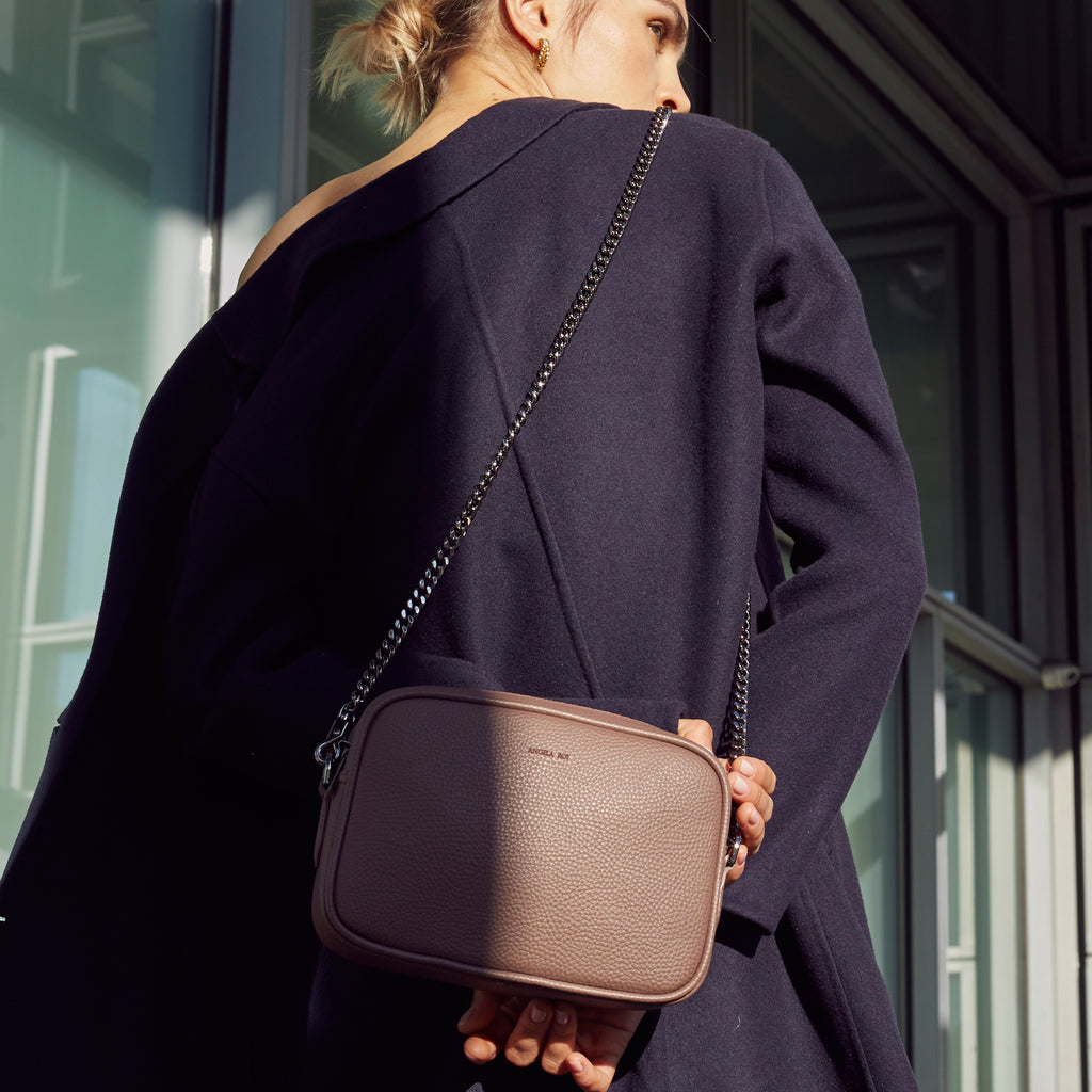 Grace Mini Cross-body - Light Mud Gray
