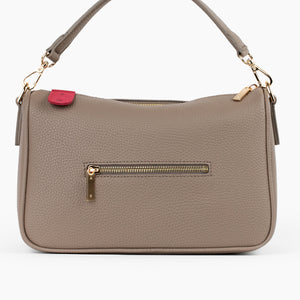 Grace Top Handle Shoulder [Signet] - Light Mud Gray [Sample Sale] *scratches on the back