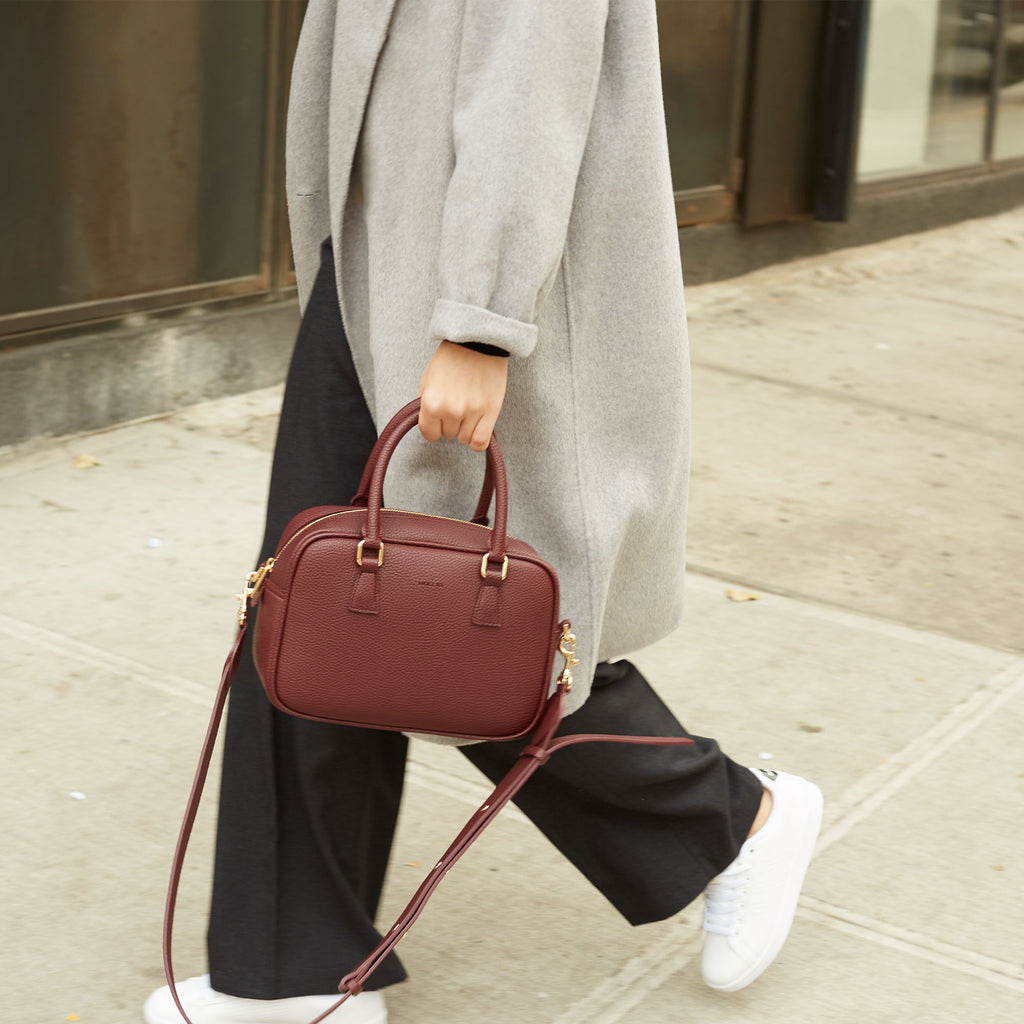 Barton Duffle Tote [Signet] - Bordeaux [SIGN UP FOR WAITLIST]