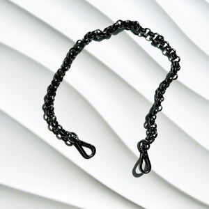 Verve Gunmetal Round-Link Wide Chain Strap - 19"