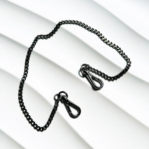 Verve Gunmetal Slim Cable Chain Strap - 19"