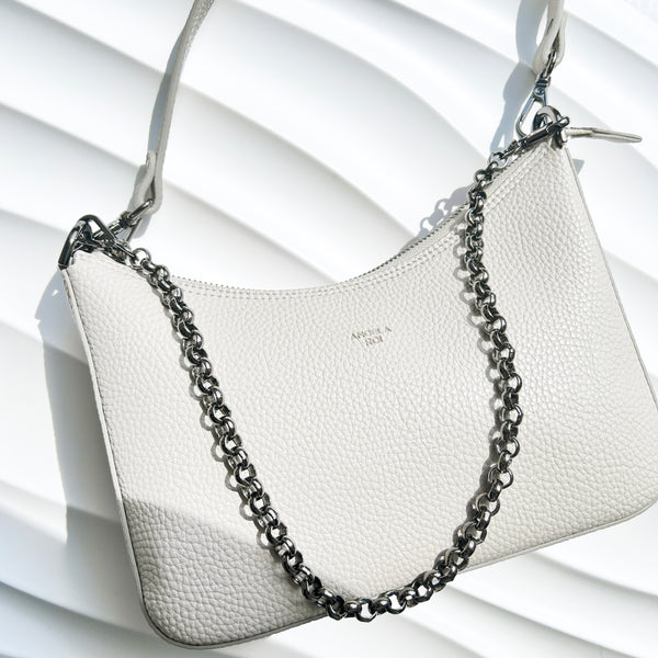 Verve Gunmetal Round-Link Wide Chain Strap - 19"