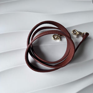 NEW: Verve Brown Vegan Leather Strap - 41"