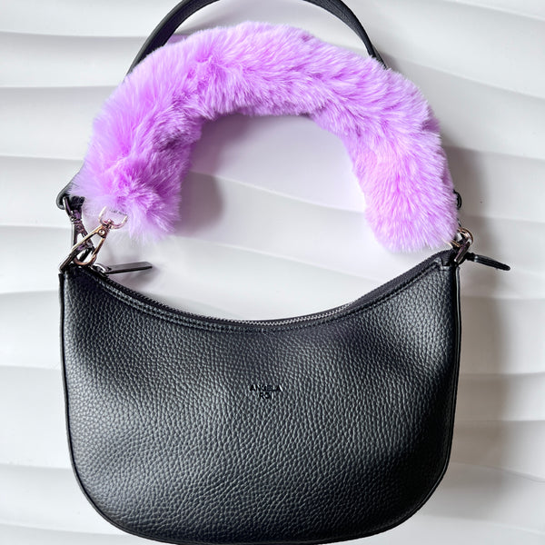 NEW: Verve Cruelty-free Fur Handle Strap  - Magenta