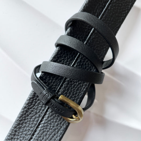 NEW: Verve Soft Vegan Leather Adjustable Bracelet - 26"