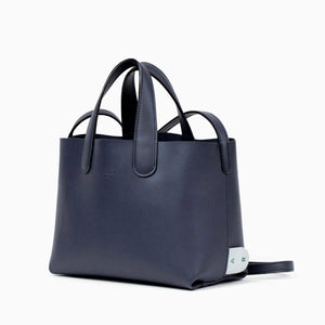 Cacta Small Tote - Navy / Light Blue [Sample Sale]