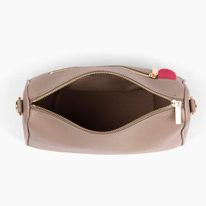 Grace Top Handle Shoulder [Signet] - Light Mud Gray [Sample Sale] *scratches on the back