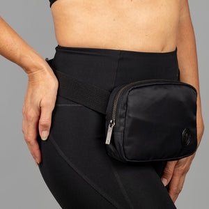 Recycle Nylon Fanny Pack - Black [Sample Sale] - One left