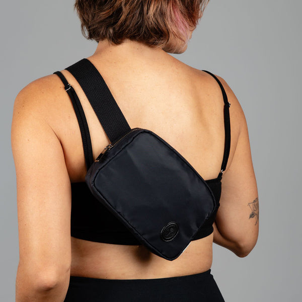 Recycle Nylon Fanny Pack - Black [Sample Sale] - One left