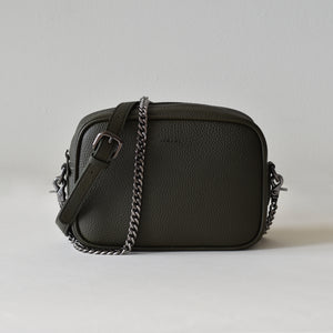Grace Mini Cross-body - Deep Olive [Sample Sale]