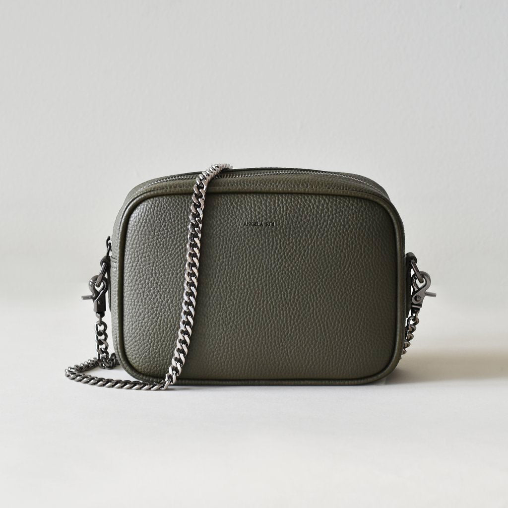 Grace Mini Cross-body - Deep Olive [Sample Sale]
