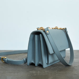 Eloise Satchel - Light Nude Blue