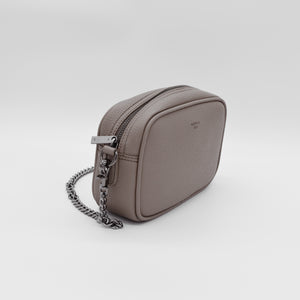 Grace Micro Crossbody [Signet] - Light Mud Gray