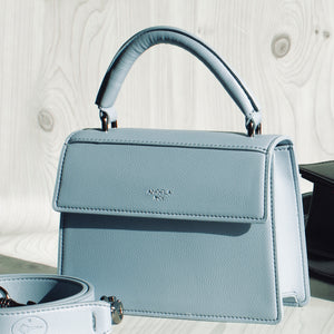 Hamilton Satchel Micro [Signet] - Nude Light Blue