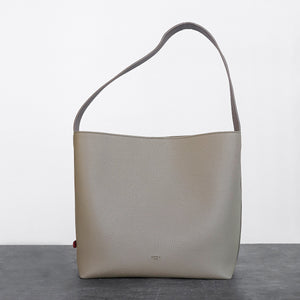 Jane Shoulder Bag [Signet] - Light Mud Gray