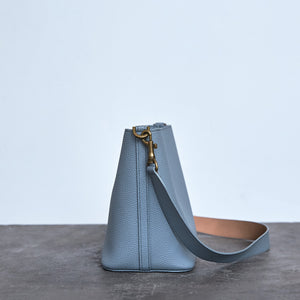 Angelou Mini Bucket - Light Nude Blue [Sample Sale]