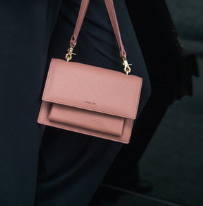 Eloise Satchel - Mauve Pink
