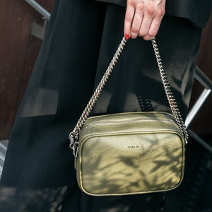 Grace Micro Crossbody [Signet] - Olive