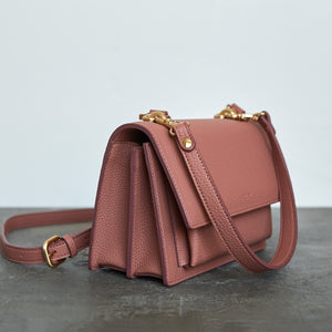 Eloise Satchel - Mauve Pink