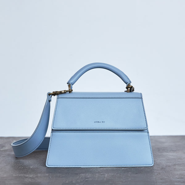 Hamilton Satchel - Light Nude Blue [Sample Sale]