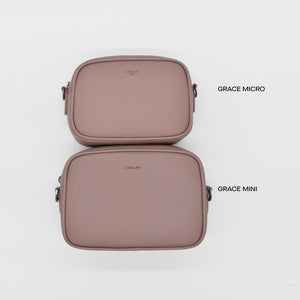 Grace Micro Crossbody [Signet] - Light Mud Gray [Sample Sale]