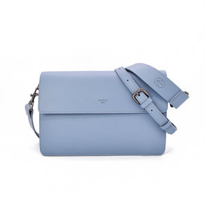Hamilton Shoulder Bag [Signet] - Light Nude Blue