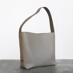 Jane Shoulder Bag [Signet] - Light Mud Gray