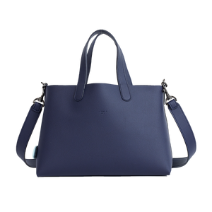 Cacta Medium Tote - Navy / Light Blue