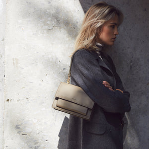 Eloise Satchel - Beige