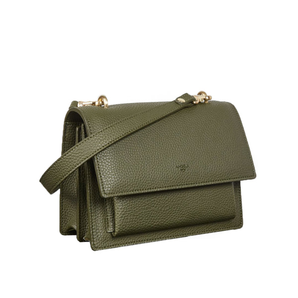 Eloise Satchel [Signet] - Deep Olive [Sample Sale]