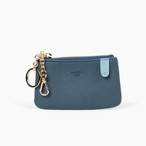 Zuri Card Pouch [Signet] - Stone Blue / Light Blue