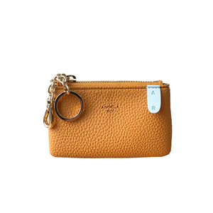 Zuri Card Pouch [Signet] - Mustard / Light Blue