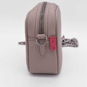 Grace Micro Crossbody [Signet] - Light Mud Gray