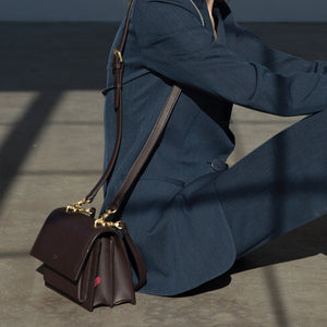 Eloise Satchel [Signet] - Dark Brown [Sample Sale]