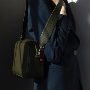 Grace Crossbody [Signet] - Deep Olive [Sample Sale] - Only one left