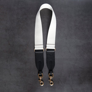 Webbing Strap - Ivory / Black