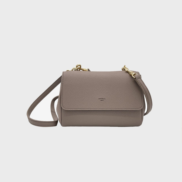 Eloise Soft Satchel [Signet] - Light Mud Gray [Sample Sale]