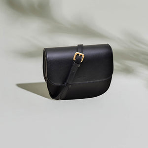 Hamilton Round Cross-body - Black [Sample Sale]