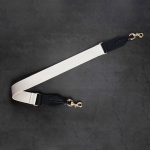 Webbing Strap - Ivory / Black