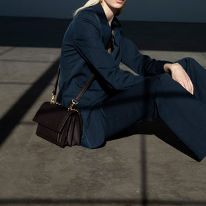 Eloise Satchel [Signet] - Black [Sample Sale] - Only one left