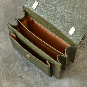 Eloise Satchel - Deep Olive