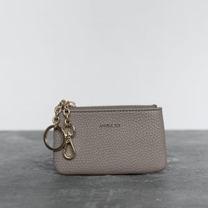 Zuri Card Pouch - Light Mud Gray