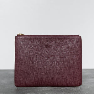 Zuri Travel Pouch - Bordeaux [Sample Sale]