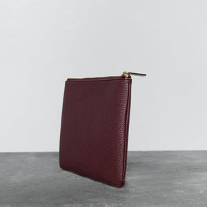 Zuri Travel Pouch - Bordeaux [Sample Sale]