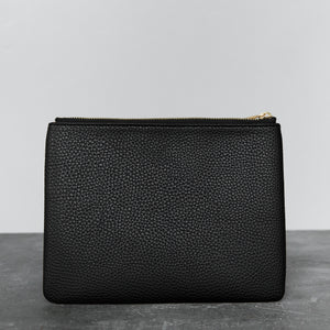 Zuri Travel Pouch with Aisha Giraffe - Black [Sample Sale]