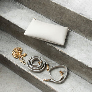 Zuri Multifunction Pouch - Cloud [Sample Sale]