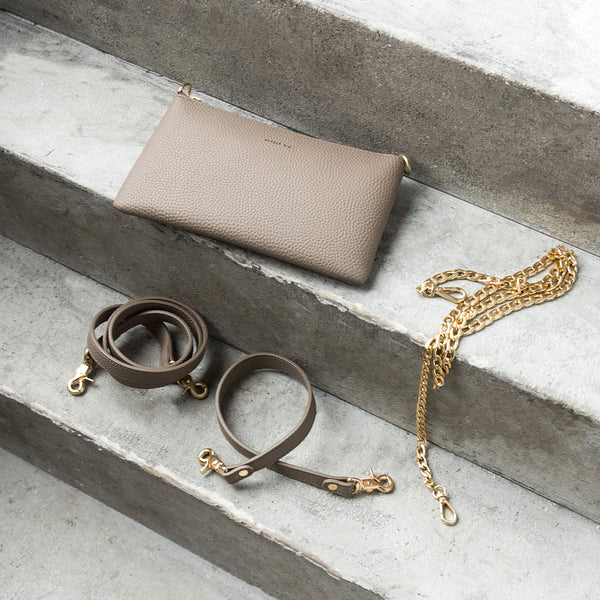 Zuri Multifunction Pouch - Light Mud Gray
